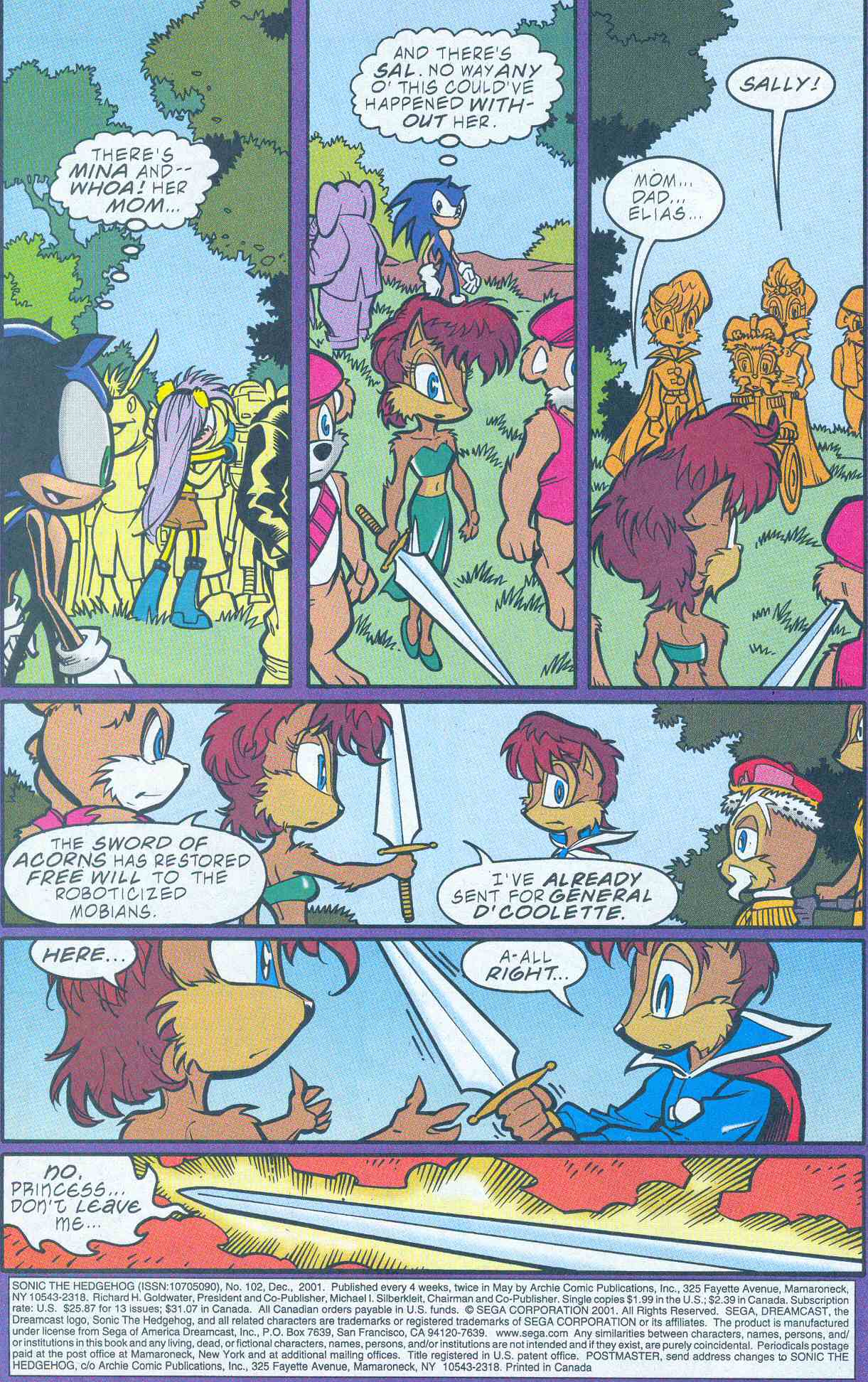 Sonic - Archie Adventure Series December 2001 Page 2